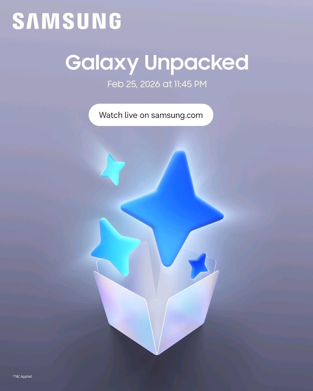 ग्यालेक्सी अनप्याक्डमा नवीनतम इनोभेसनको प्रदर्शन- आज प्रत्यक्ष स्ट्रिमिङ
