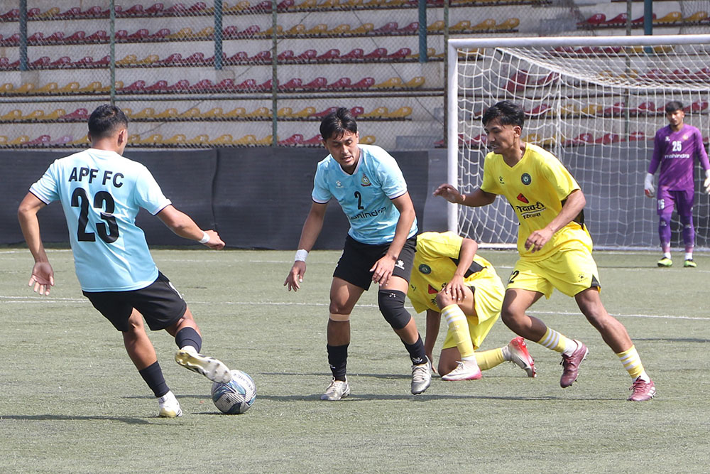 नव जनजागृतिलाई हराउँदै एपीएफ एन्फा राष्ट्रिय लिगको शीर्ष स्थानमा