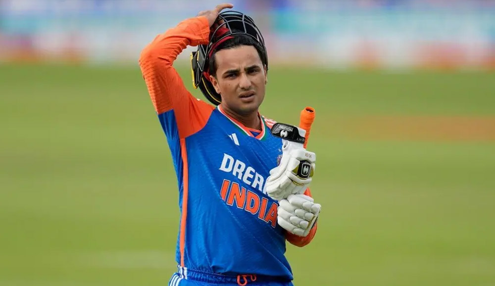 भारतीय ओपनर अभिषेक शर्मा अस्पताल भर्ना