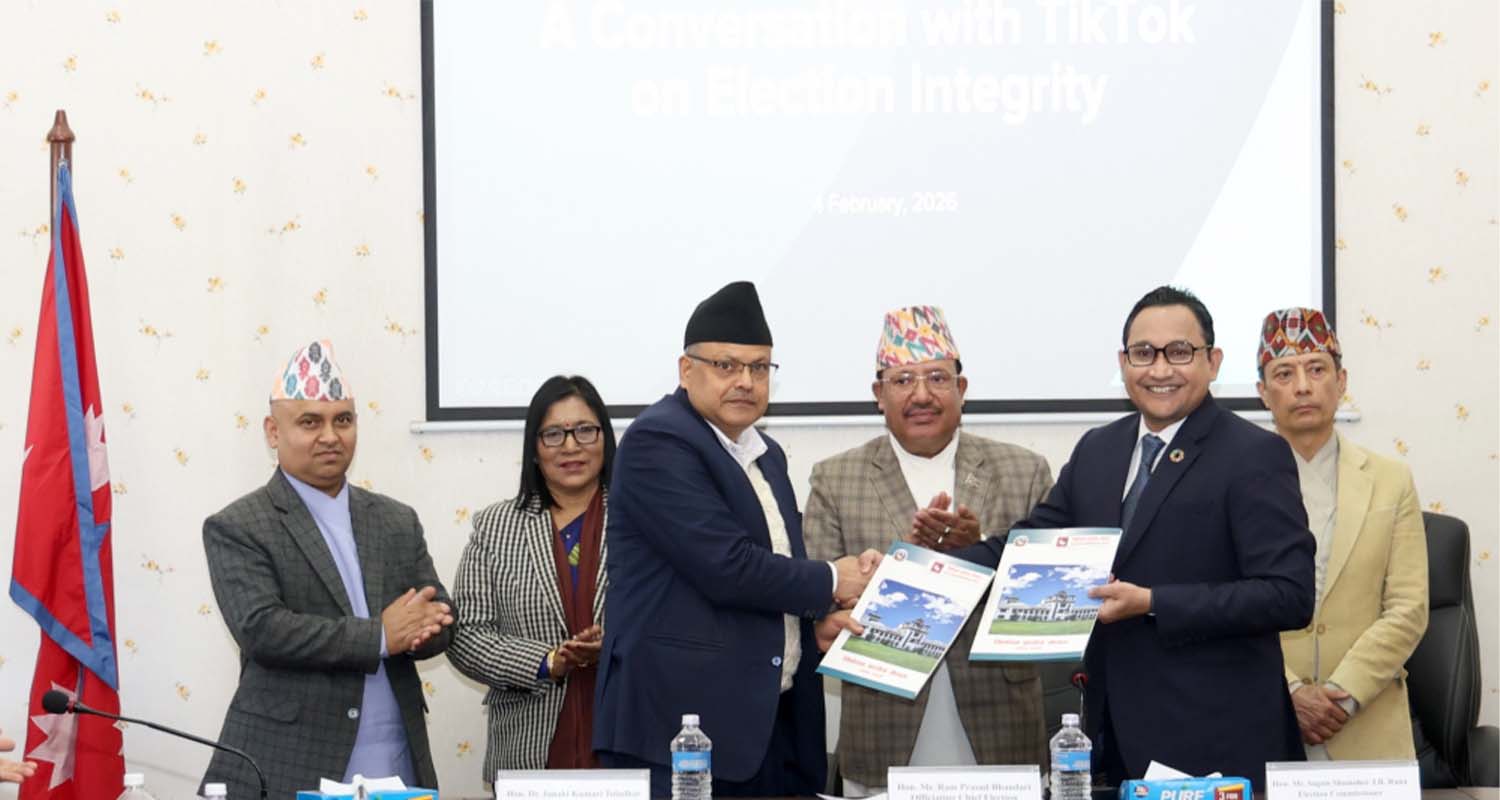 निर्वाचन आयोग र टिकटकबीच सहकार्यको सम्झौता