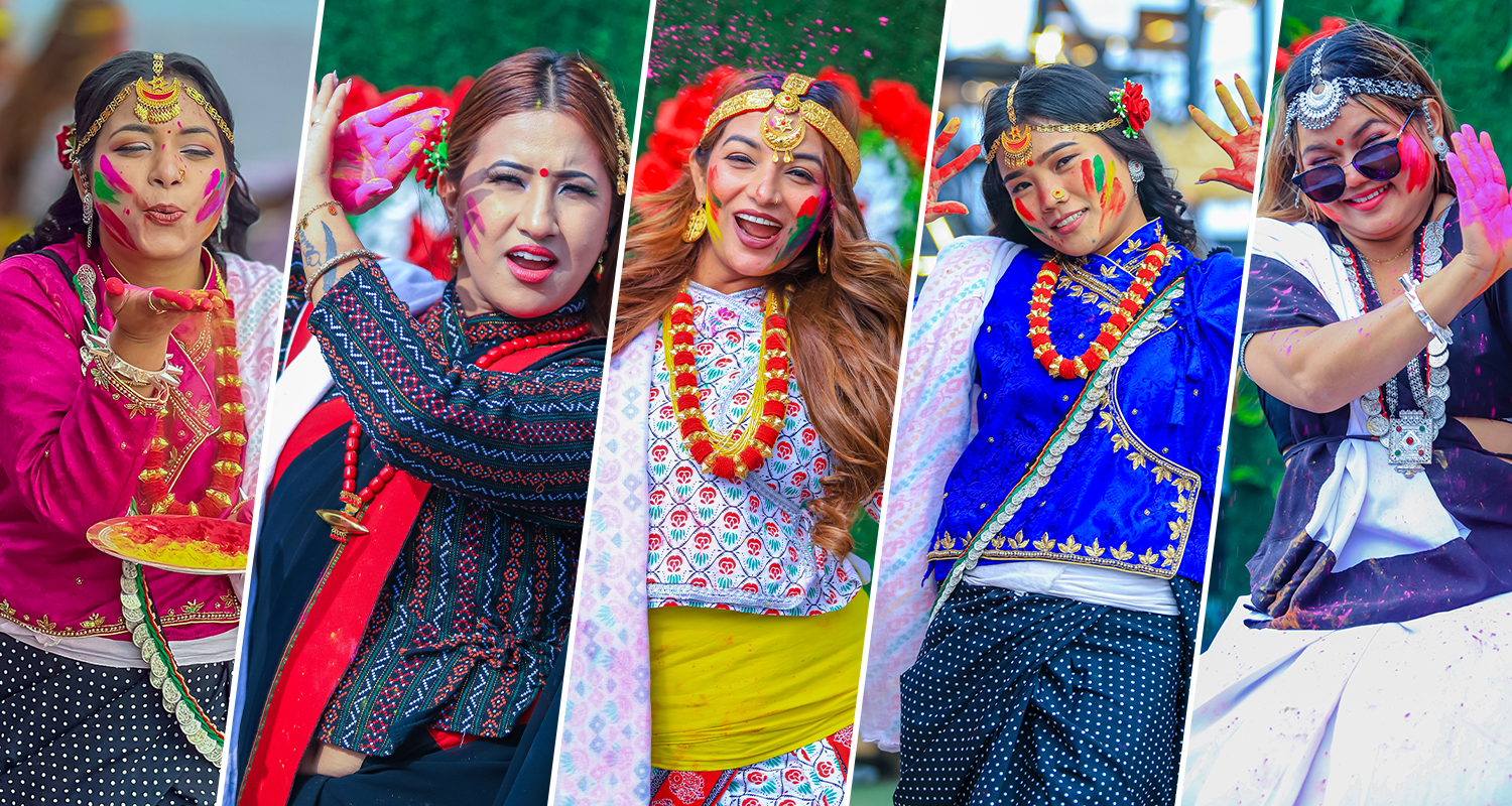 यी २० तस्बिरमा हेर्नुहोस् फेसियल हाउसको ‘होली फोटो सुट’