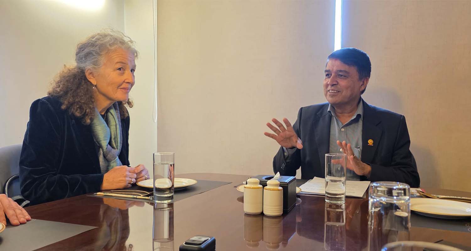 महासंघका अध्यक्ष ढकाल र राष्ट्रसंघकी आवासीय संयोजक बीच भेटवार्ता