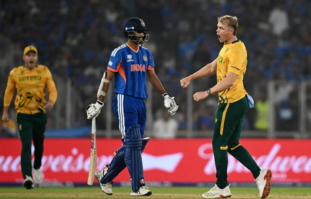 टी–२० विश्वकपः दक्षिण अफ्रीकासँग भारत पराजित