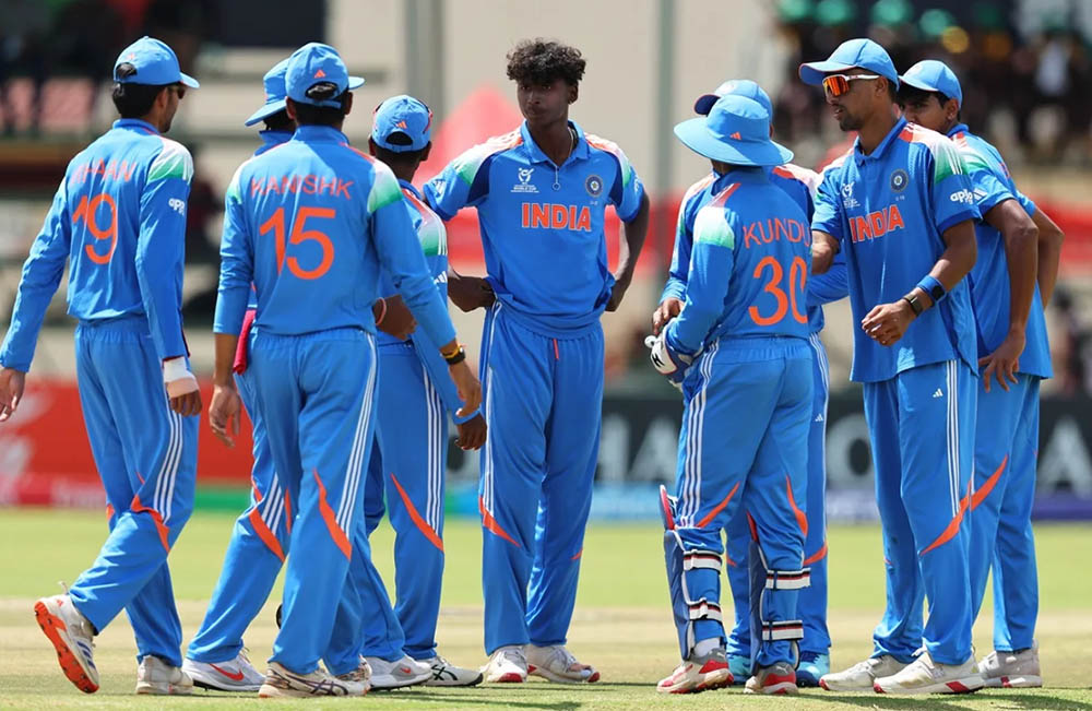 भारत यू-१९ क्रिकेट विश्वकपको फाइनलमा, उपाधिका लागि इङल्याण्डसँग भिड्ने