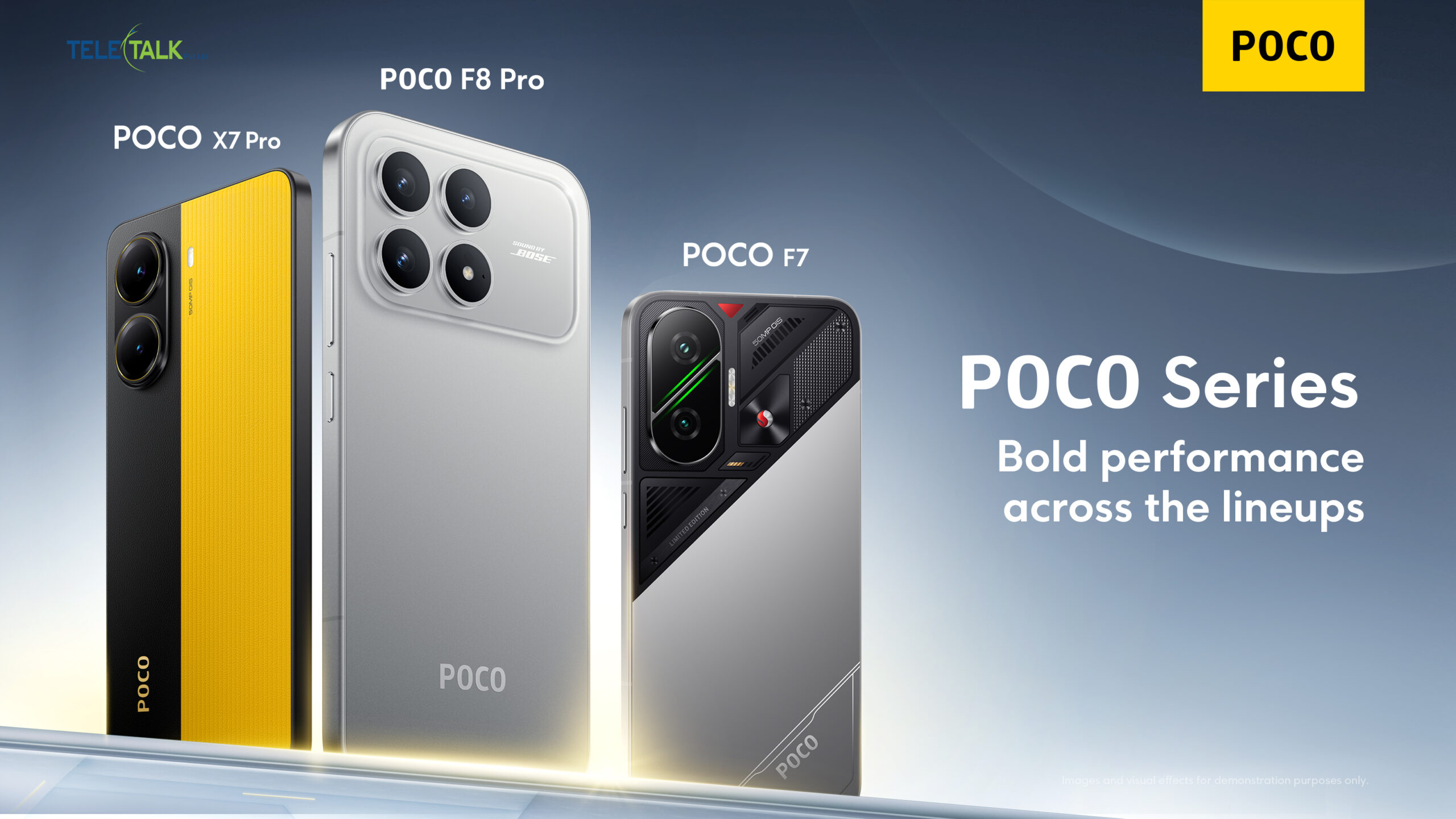 पोकोको कमब्याक: टेलिटकसँग साझेदारीमा नयाँ ३ मोडेल सार्वजनिक