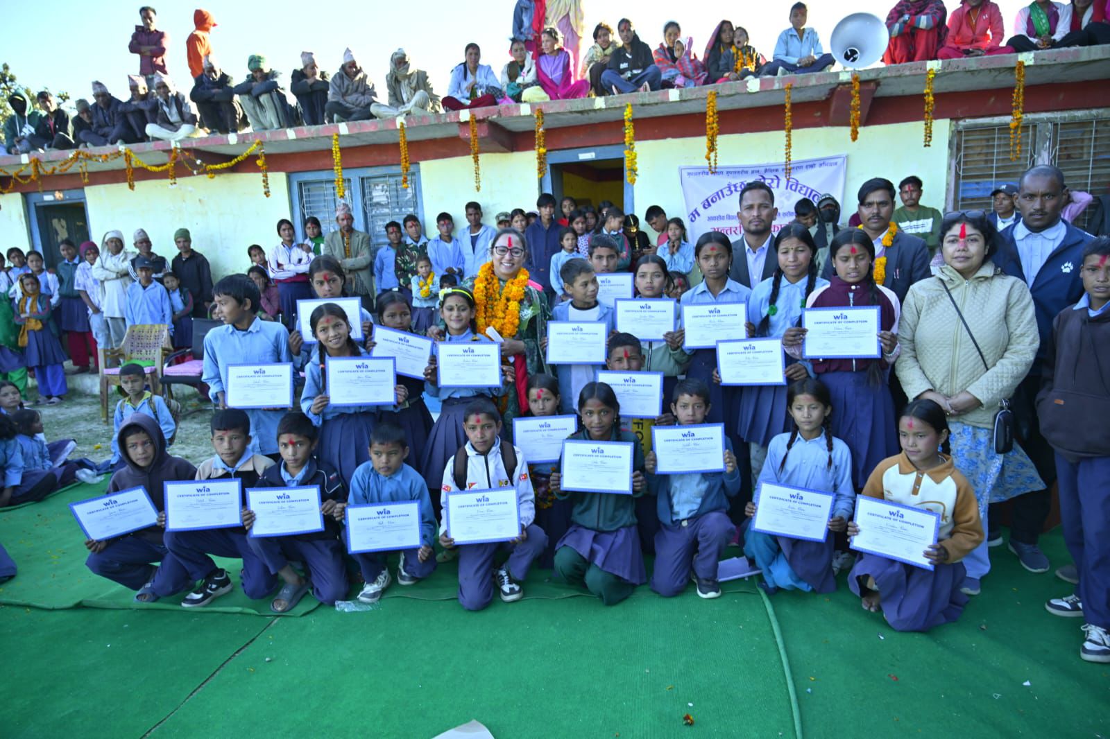 वर्ल्डलिंकद्धारा कालिकोट स्वास्थ्य चौकीमा सौर्यप्रणाली हस्तान्तारण