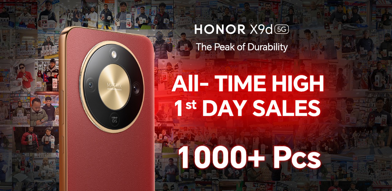 नेपाली बजारमा ‘अनर एक्स९ डी’ को बिक्री सुरु, पहिलो दिन नै एक हजार बढी बिक्री