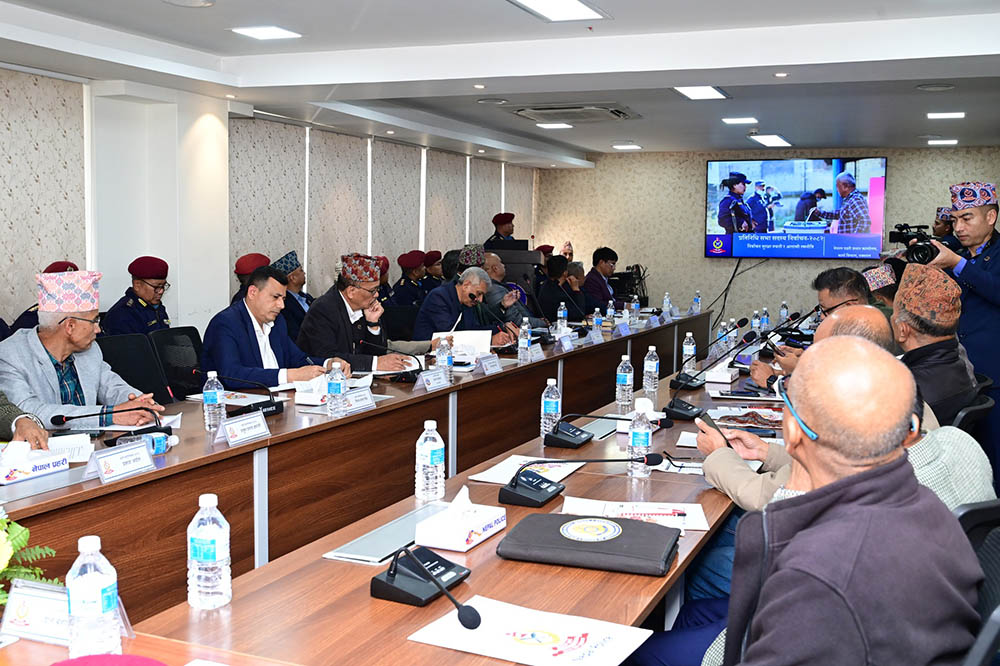 आसन्न प्रतिनिधि सभा निर्वाचन सुरक्षाबारे  प्रहरी प्रधान कार्यालयमा अन्तरक्रिया सम्पन्न