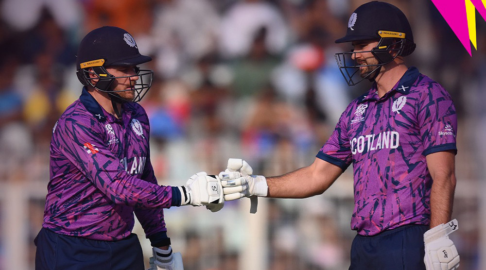 स्कटल्याण्डले इङल्याण्डलाई दियो १५३ रनको लक्ष्य