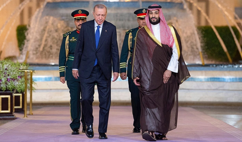 साउदी अरेबियाको भ्रमणमा टर्कीका राष्ट्रपति एर्दोगान