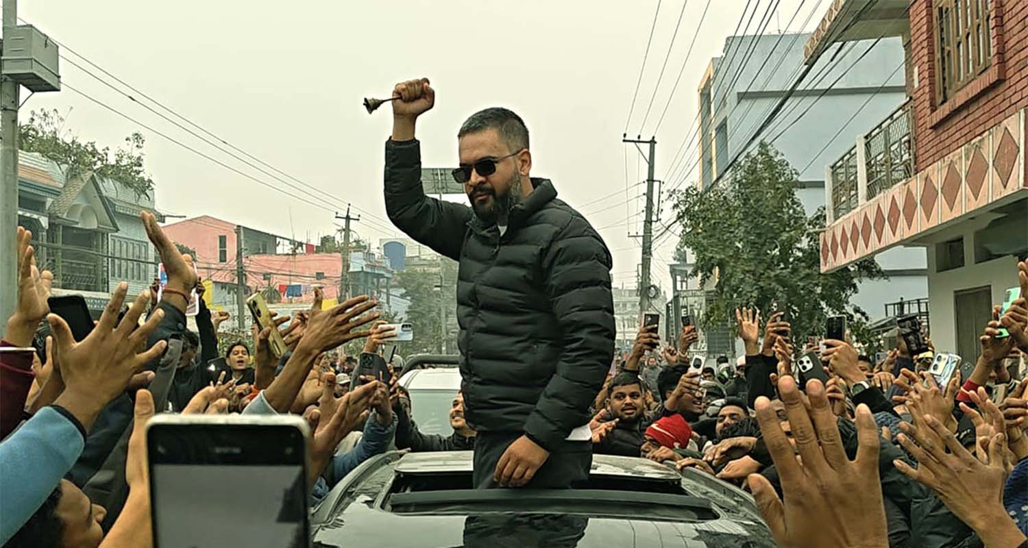 बालेन्द्र शाह (बालेन)लाई विराटनगरमा भव्य स्वागत