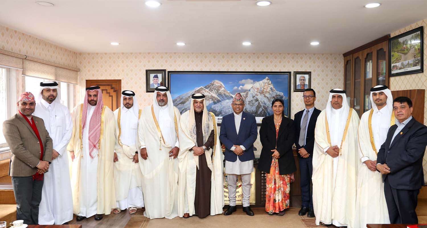 नेपाल–कतारबीच आर्थिक विकास, पर्यटन र लगानी सहकार्यबारे छलफल