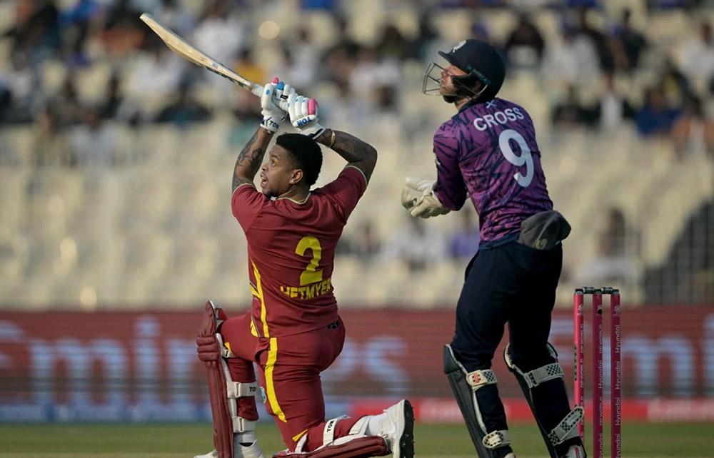 टी–२० विश्वकप: वेस्टइण्डिजले स्कटल्याण्डलाई दियो १८३ रनको लक्ष्य