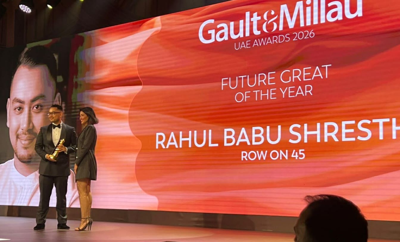 नेपाली सेफ श्रेष्ठ युएईमा पुरस्कृत