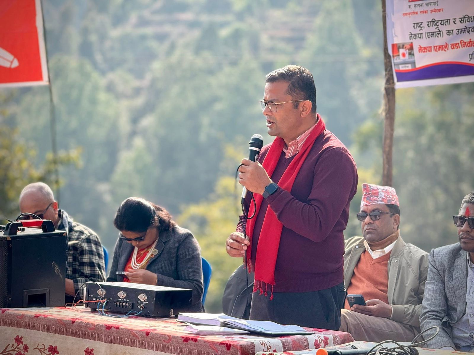 मतदाताको शिर झुक्नेगरी काम नगर्ने एमाले नेता गिरीको प्रतिवद्धता