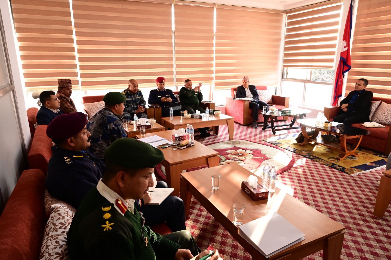 गृह मन्त्रालयमा केन्द्रीय सुरक्षा समितिको बैठक जारी