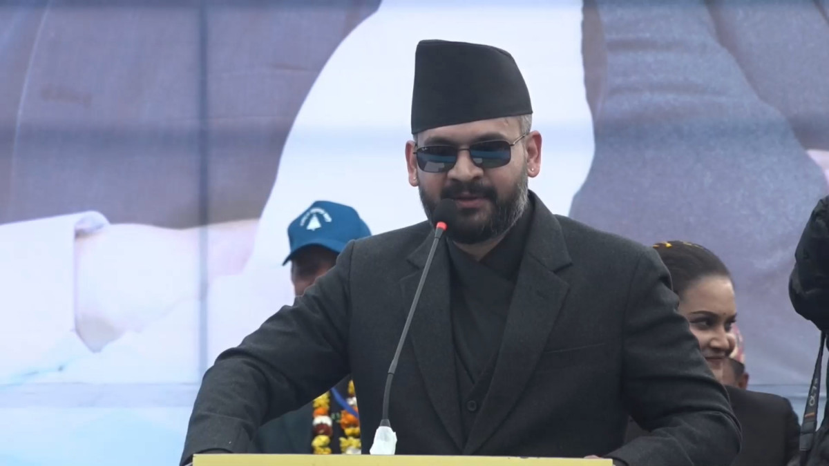 रास्वपाको धनगढी सभामा जम्मा तीन मिनेट बोले बालेन, के भने ?