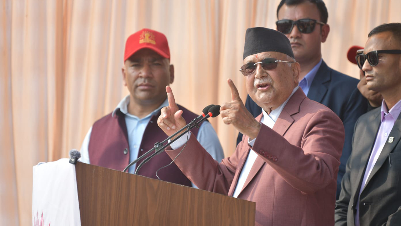 ओलीको निर्देशन : हरेक बुथ सुरक्षाका लागि ३० जनाको भोलेन्टियर्स फोर्स बनाउनू