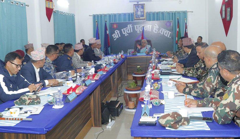 प्रधानमन्त्री कार्कीलाई कोशी प्रदेशको निर्वाचनको तयारी र सुरक्षा अवस्था बारे ब्रिफिङ