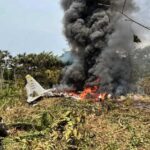 कोलम्बियामा वायुसेनाको विमान दुर्घटना: ३४ सैनिकको मृत्यु, ७० भन्दा बढी घाइते