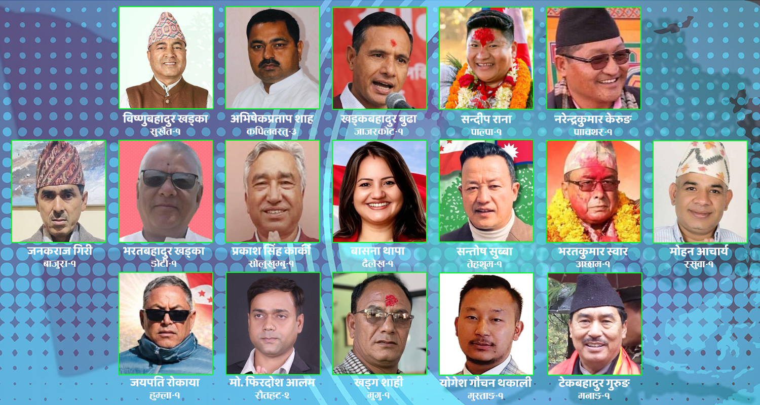 यी हुन् कांग्रेसका प्रत्यक्ष निर्वाचित १७ उम्मेदवार, कसले कहाँबाट जिते ? (परिणामसहित)