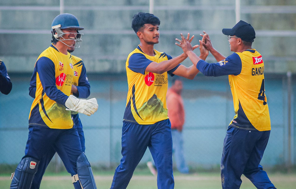 पीएम कपमा एपीएफमाथि गण्डकी प्रदेशको शानदार जित