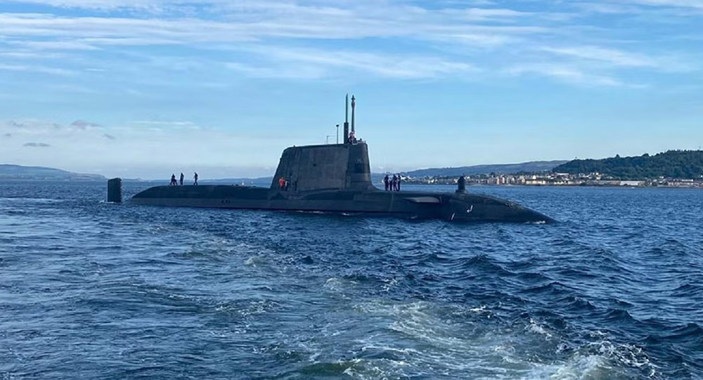 बेलायतबाट आणविक शक्तिबाट चल्ने पनडुब्बी अरब सागरमा तैनाथ