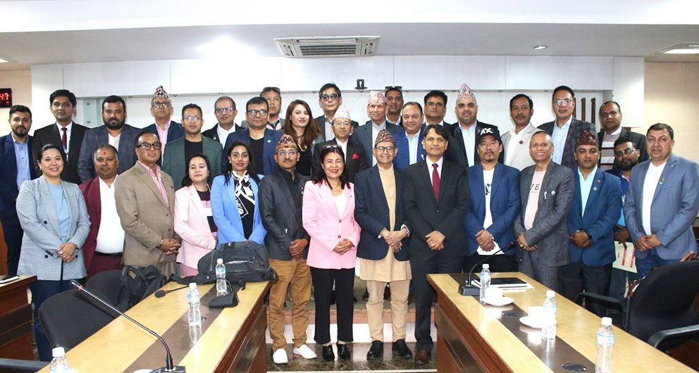 एनआरएनएको नवनिर्वाचित नेतृत्वद्वारा परराष्ट्र मन्त्रीसँग शिष्टाचार भेट