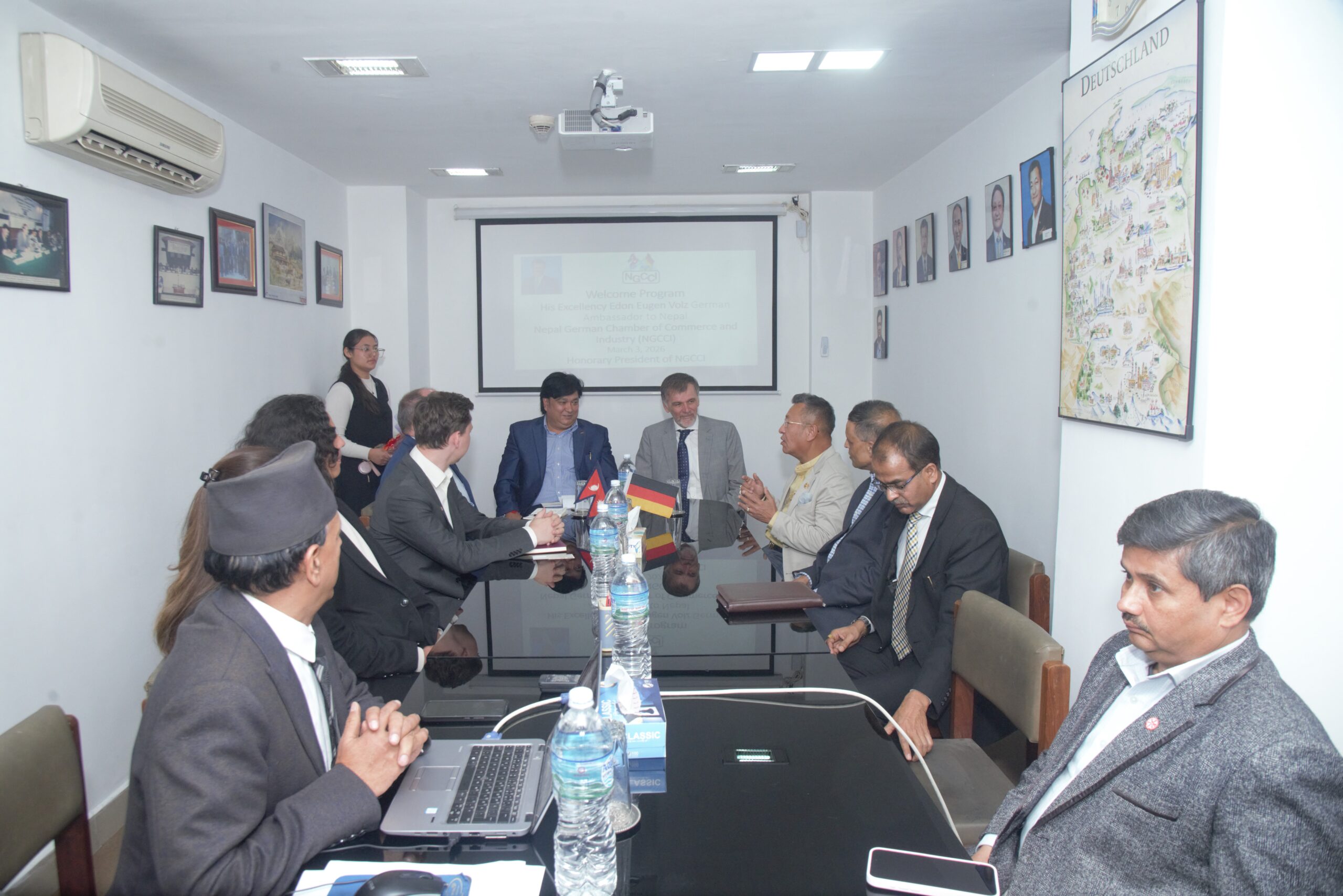 लगानी आकर्षित गर्न राम्रो व्यावसायिक वातावरण अपरिहार्य: जर्मन राजदूत