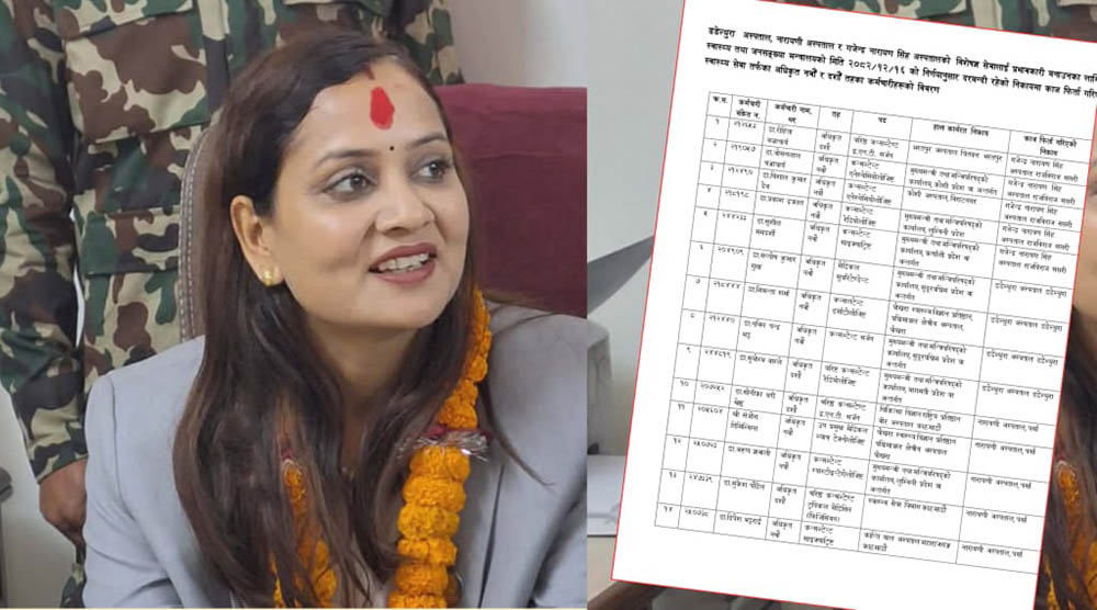 तीन अस्पतालको विशेषज्ञ सेवा प्रभावकारी बनाउन १४ डाक्टरको काज फिर्ता