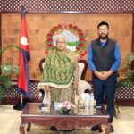 प्रधानमन्त्री कार्कीसँग रास्वपा सभापति लामिछानेको भेटवार्ता