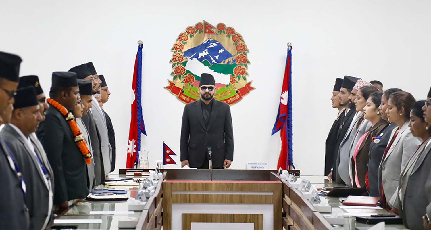 बालेन शाहले सम्हाले प्रधानमन्त्रीको जिम्मेवारी