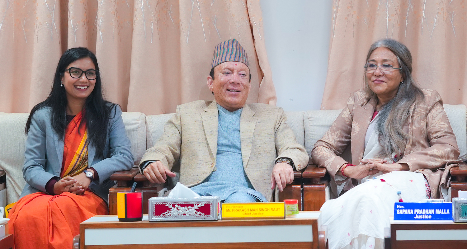 कानुनमन्त्री सोबितालाई सर्वोच्चमा स्वागत (फोटो फिचर)