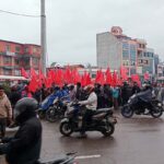 ओली पक्राउको विरोधमा सडकमा उत्रियो एमाले