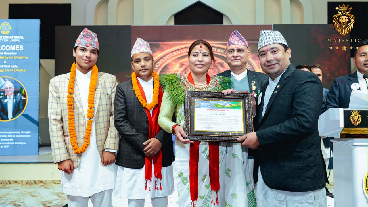 लायन्स डिष्ट्रिक्ट ३२५ एल नेपालको चौथो महाधिवेशन सम्पन्न, नयाँ नेतृत्व चयन