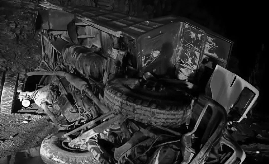 टिपर दुर्घटनामा चार जनाको मृत्यु