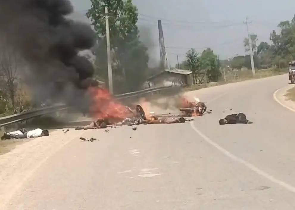 मोटरसाइकल दुर्घटनामा जलेर मृत्यु भएका तीन विद्यार्थीको खुल्यो पहिचान