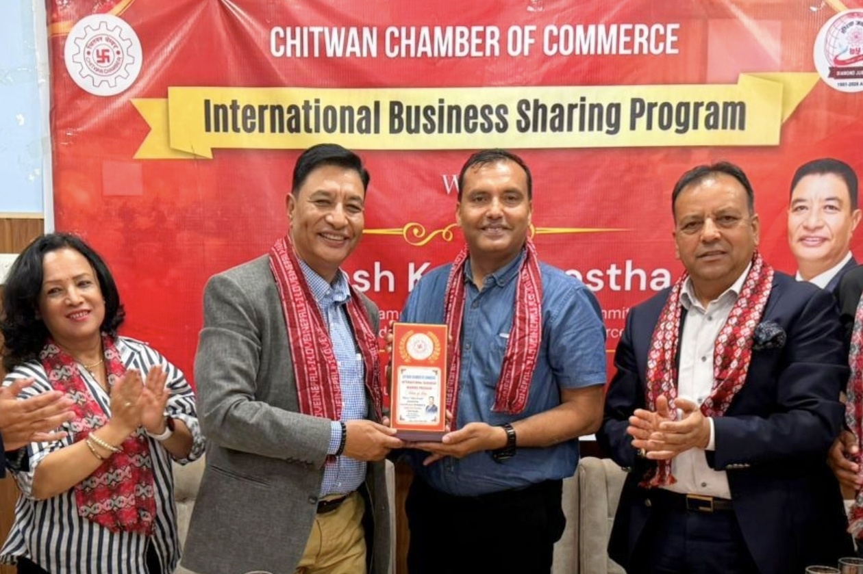 उद्यमीलाई विश्व बजारसँग जोड्न चेम्बरले पुलको भूमिका निर्वाह गरिरहेको छ : श्रेष्ठ