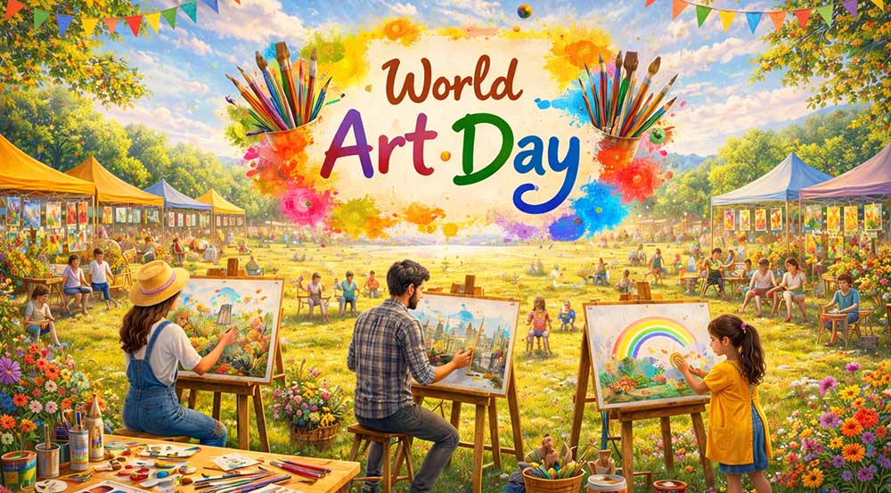 आज विश्व कला दिवस मनाइँदै