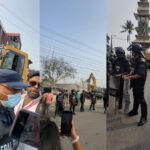 वीरगन्जमा बिहानैदेखि चल्यो डोजर