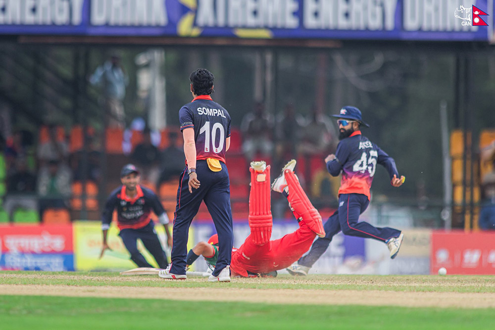 क्रिकेट विश्वकप लिग-२ ओमानले नेपाललाई दियो चुनौतीपूर्ण लक्ष्य