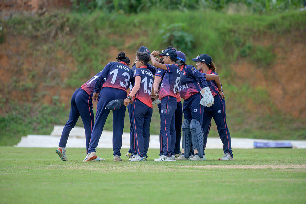 वुमेन्स च्यालेन्ज ट्रफीमा रुवाण्डामाथि नेपाल ३८ रनले विजयी