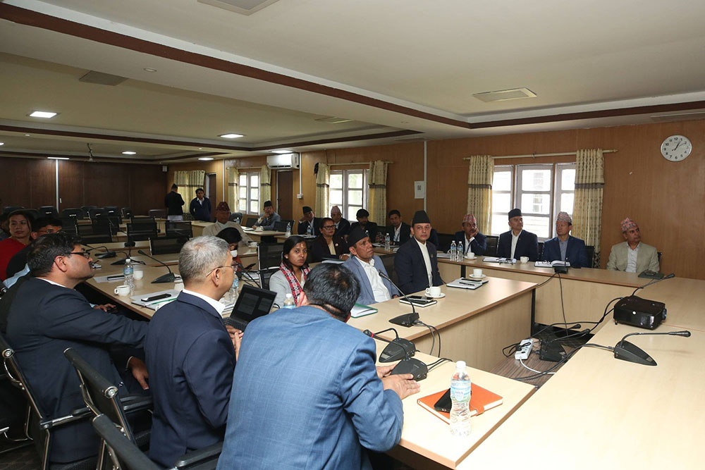 संसद भवन निर्माण तोकिएको समयमा सम्पन्न गर्न सभामुख अर्यालको निर्देशन