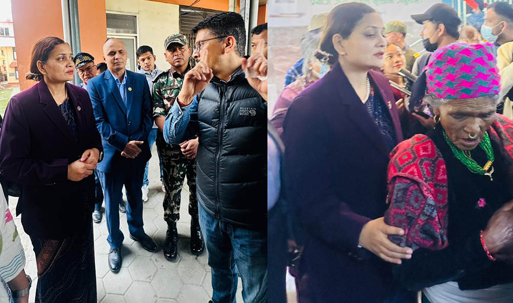 वीर र शहिद गंगालालमा स्वास्थ्यमन्त्रीको आकस्मिक अनुगमन