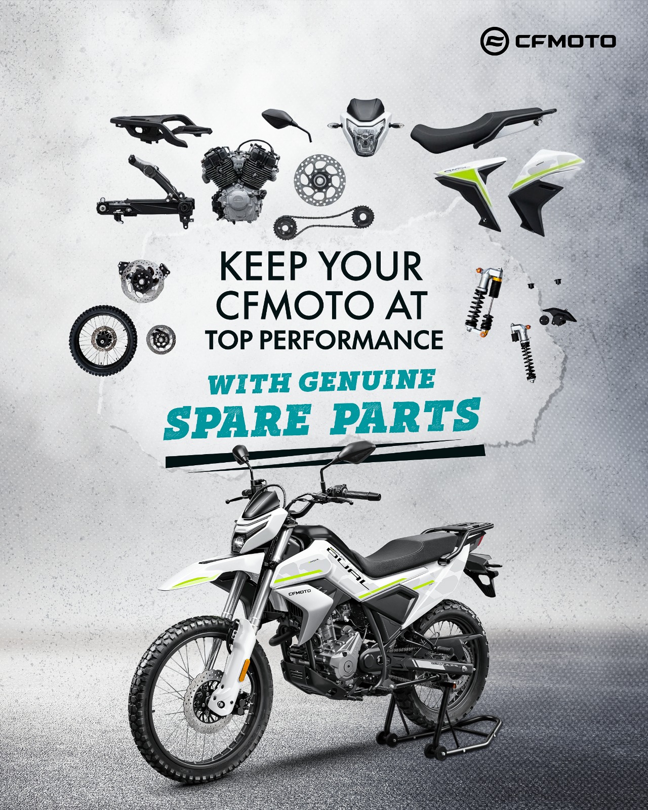 सीएफमोटोका स्पेयर पाट्र्स अब देशभर सुलभ र किफायती मूल्यमा उपलब्ध