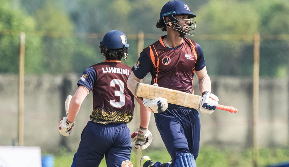 बागमती प्रदेशमाथि लुम्बिनी ३४ रनले विजयी