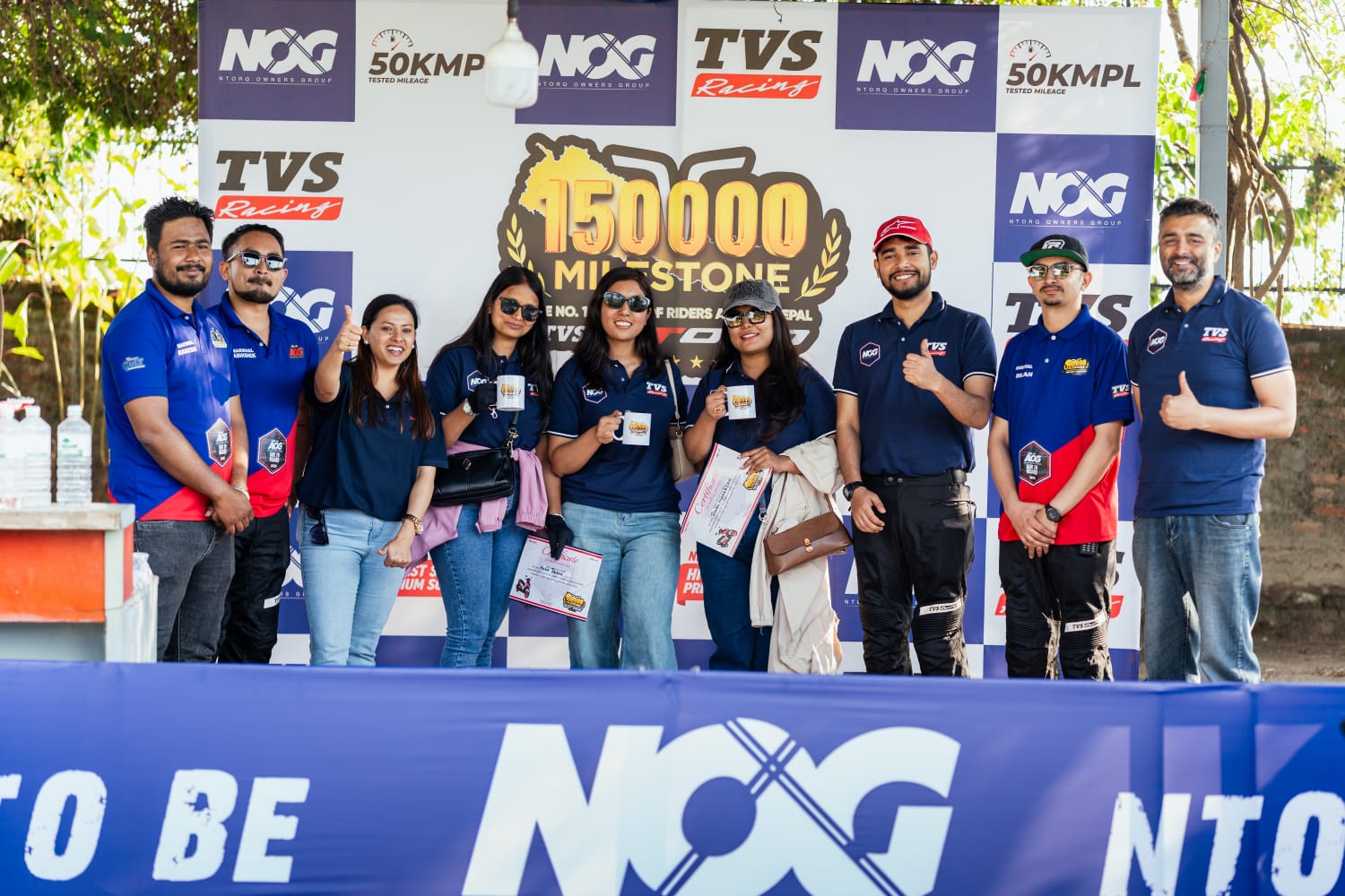 टीभीएस एनर्टकको ऐतिहासिक सफलता: शिवपुरीसम्म ‘सेलिब्रेसन’ राइड