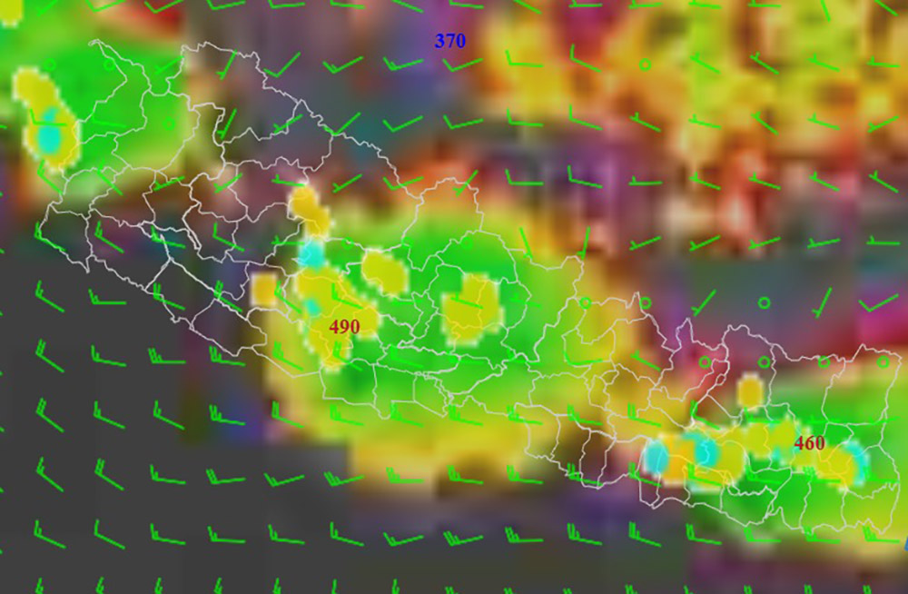 मौसम प्रणाली पूर्वतिर सर्दै, सतर्क रहन आग्रह