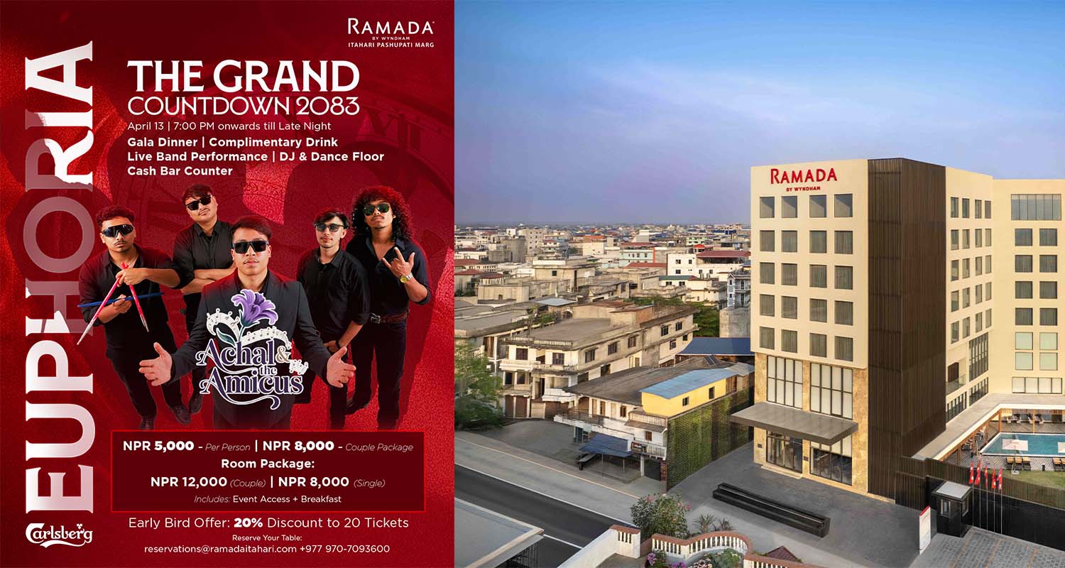 रमादा इटहरीमा उल्लासपूर्ण नयाँ वर्षको रोमान्चक रात