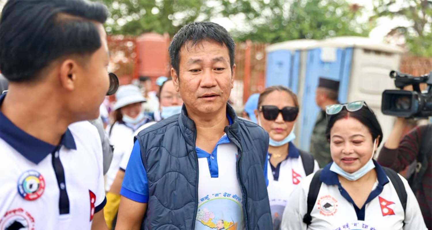 श्रम संस्कृति पार्टीले पशुपतिनाथ क्षेत्रमा गर्‍यो श्रमदान